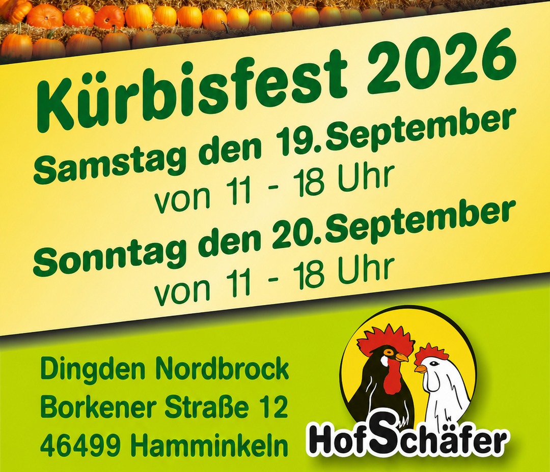 Kürbisfest beim Hof-Schäfer 2026