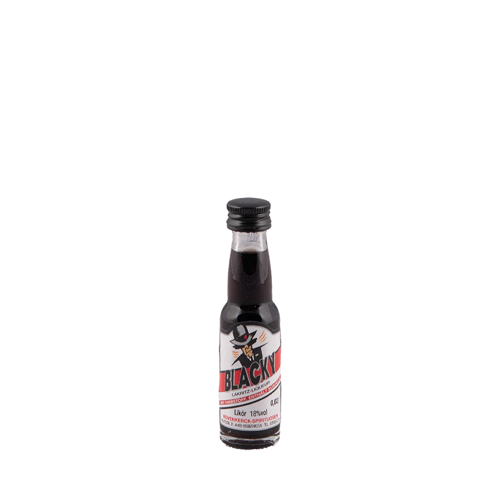 Black Jack 18% Vol. Lakritz Likör mit Süßholz und Farbstoff