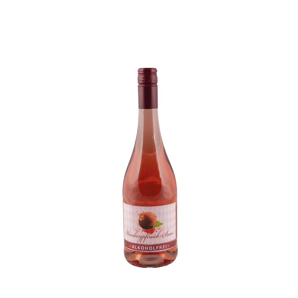 Weinbergpfirsich-Secco Alkoholfrei